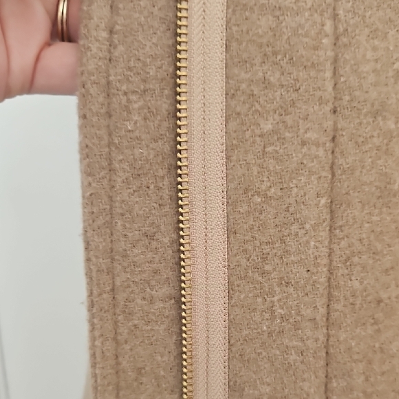 J Crew Women's Camel Coat - Picture 6 of 9